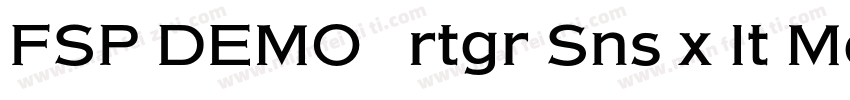 FSP DEMO   rtgr Sns x lt Mdm字体转换
